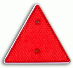 Odrazka trojúhelník s otvory