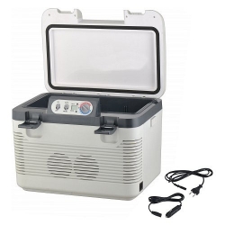 Chladící box 19l + display 220V/24V/12V DOUBLE