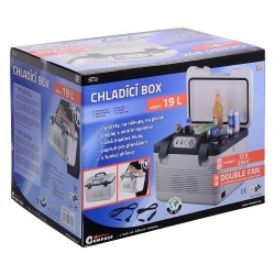 Chladící box 19l + display 220V/24V/12V DOUBLE