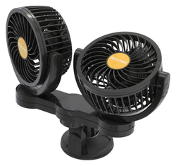 Ventilátor MITCHELL DUO 2x108mm 24V na přísavku