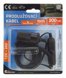 Prodlužovací kabel 12/24V