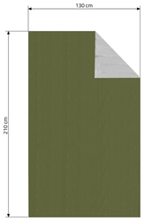 Izotermická fólie SOS zelená 210x130cm