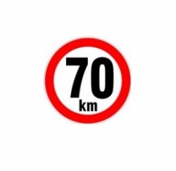 70 km/h reflexní II.tř. - 190mm