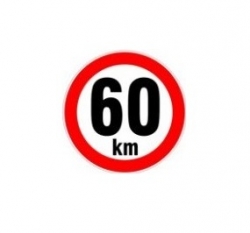 60 km/h reflexní II.tř. - 190mm