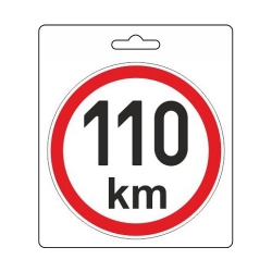 Samolepka omezená rychlost 110km/h (150 mm) TIR