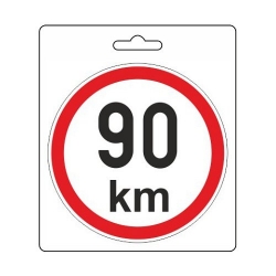 Samolepka omezená rychlost 90km/h (110 mm)