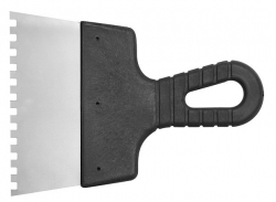 Špachtle 250 mm malířská nerez zuby 6 x 6 mm