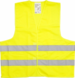 Vesta výstražná žlutá EN471, CE - XXXL