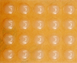 Podložka somolepící pod nábytek 10mm,20ks