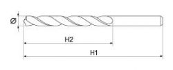 Vrták na kov 11,0 mm HSS-COBALT 1 ks 135°