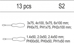 Vložka do zásuvky - sada šroubováků 13ks