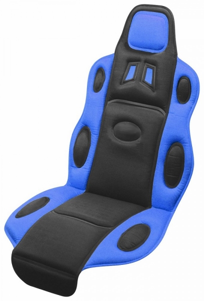 Potah sedadla RACE černo-modrý